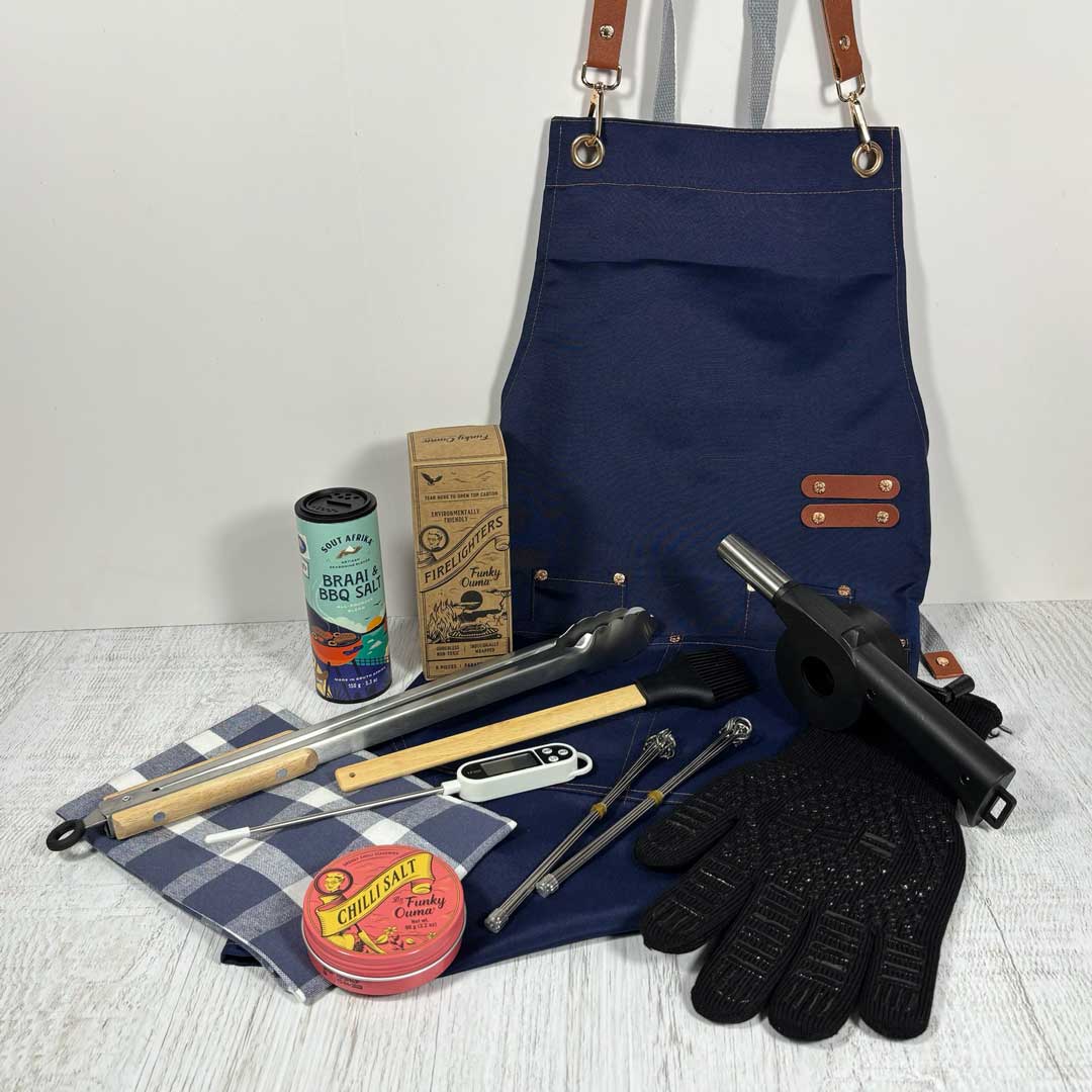 photo showing contents of braai box